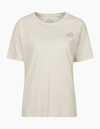 Mountain Warehouse Womens Mountain Warehouse Womens/Ladies Sea Circle Relaxed Fit T-Shirt - Cream - Size: 10