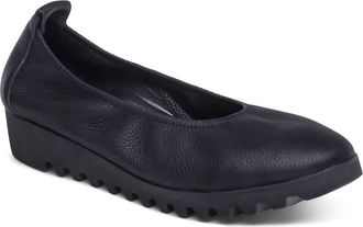 Aetrex Womens Brianna Ballet Flat In Black