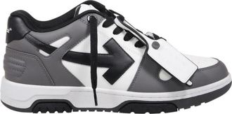 Off-white Donkergrijze Sneaker - Heren - Sneakers - Veelkleurig - 43 EU - Leer - Schoenen