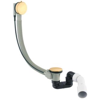 Omnires Omnires Cgs - Conjunto De Desag&uuml;e Y Rebosadero Para Ba&ntilde;era, Longitud 81 Cm, Dorado Tk104-plus-3.04+64-sgl