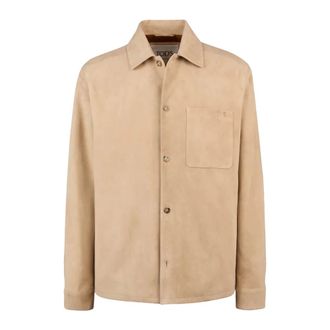 Fay Light Jackets, male, Beige, Size: S Gemma