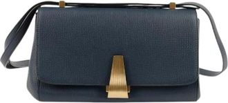 Bottega Veneta Pre-owned Cross Body Bags, female, Blue, Size: ONE SIZE Pre-owned Angle Small Shoulder and Crossbody Bag