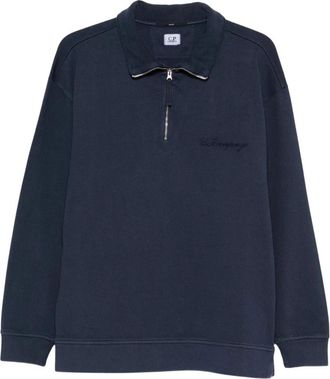 C.P. Company Zip-throughs - Heren - Vesten met rits - Blauw - L - Hoodies & sweatvesten