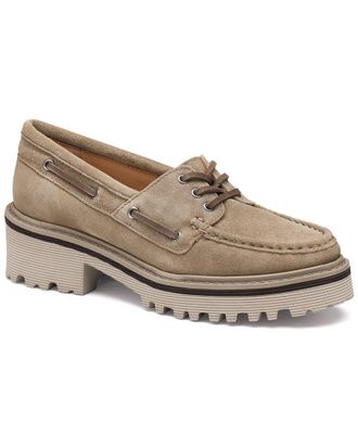 Johnston & Murphy Emmalyn Suede Boat Shoe
