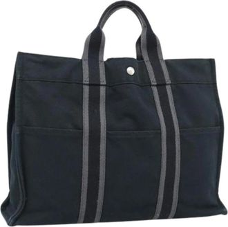 Herm&egrave;s Pre-owned Vintage Tote Bag - Dames - Vintage Shopper - Zwart - ONE Size - Vintage