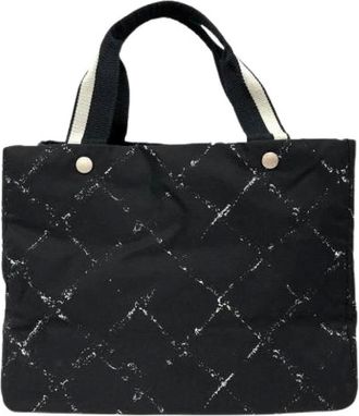 Chanel Pre-owned Tote Bags, female, Black, Size: ONE SIZE Pre-owned Vintage Tote Bag