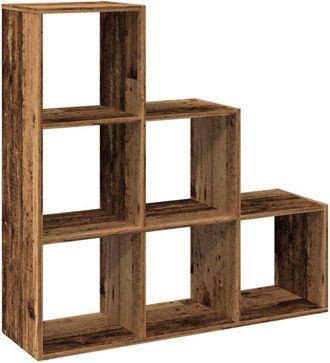vidaXL Vidaxl - Room Divider Bookcase 3-Tier Old Wood 99x29x99 cm Engineered Wood