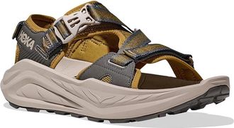 Hoka One One Infini Hike Tc Mens Shoes Mustard Seed/Putty : 11.5 D - Medium, Synthetic