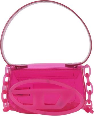 Diesel Shoulder Bags, female, Pink, Size: ONE SIZE 1DR Iconic Shoulder Bag