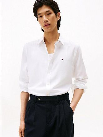 Tommy Hilfiger Performance Slim Fit Pique Oxford Shirt