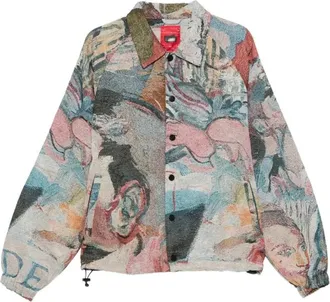 KidSuper Studios Chaqueta de entrenador Caf&eacute; - Jackets - Hombre - Multicolor - M