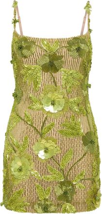 Rachel Gilbert Abito corto Pierre - Verde