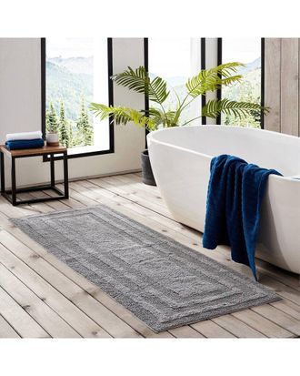 Nautica Logan Chrome Bath Rug