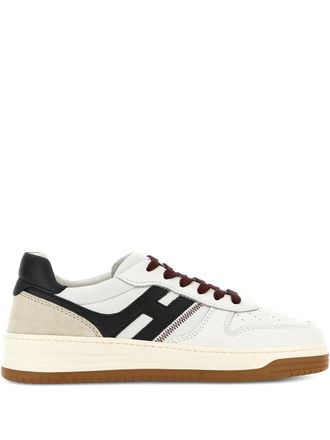 Hogan H630 panelled low-top sneakers - White