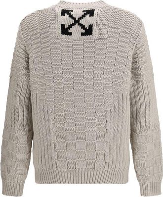 Off-white Mens Beige Cotton Sweatshirt Clothing