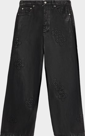 Ksubi Men & apos;s Maxx Black Denim Straight-Leg Jeans