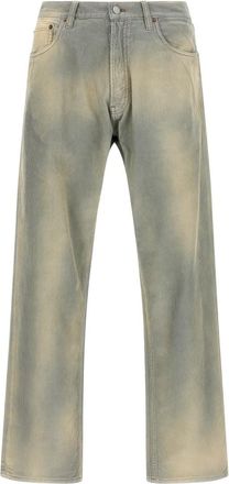 Prada Light Blue Straight Flat Front Pants