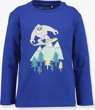 Blue Seven Jungen Shirt mit Monster BLUE SEVEN königsblau