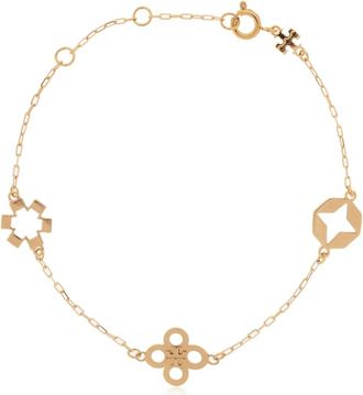 Tory Burch Kira Clover Armband - Dames - Armbanden - Geel - ONE Size - Accessoires