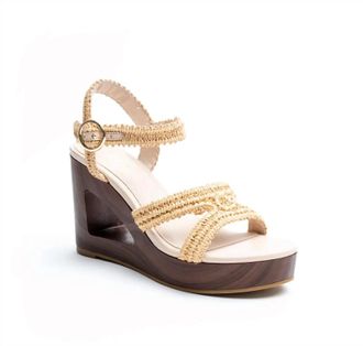 Cecelia New York Womens Nebraska Heels In Tan & Brown