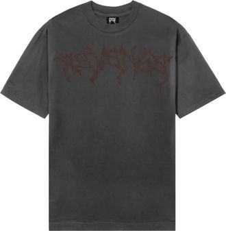 Revenge T-shirt Cerberus con logo fulmini - Grigio