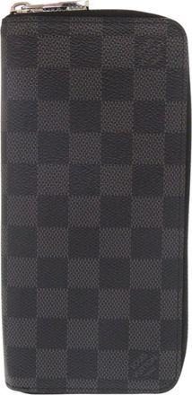 Louis Vuitton Black Damier Graphite Long Wallet (Bi-Fold) (Pre-Owned)