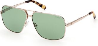 Guess GU00070 32N Mens Sunglasses Gold Size 61