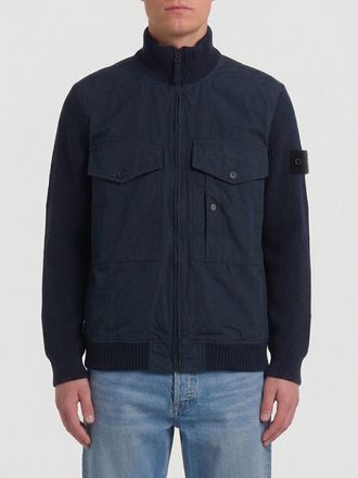 Stone Island Bomber in cotone e lana Stone Island