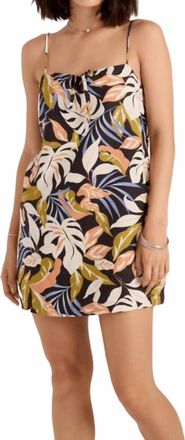Volcom Folkin Stone Dress In Vintage Black