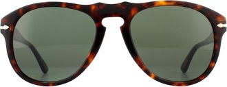 Persol Zonnebril 649 24/31 Havana Groen 54mm