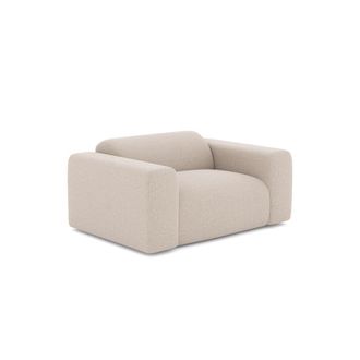 Sia Home Sill&oacute;n de sal&oacute;n tejido tramado beige