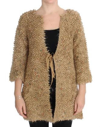 Pink Memories pink MEMORIES Wool Blend Cape Womens Sweater