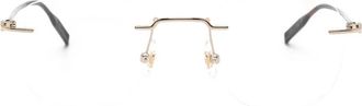 Montblanc Bril met randloos montuur - Goud