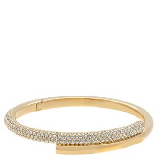 Swarovski Dextera Bangle Gold Shiny Crystal, Size M