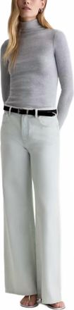 AG - Adriano Goldschmied Saige Mid-Rise Wide-Leg Jeans In Luminance