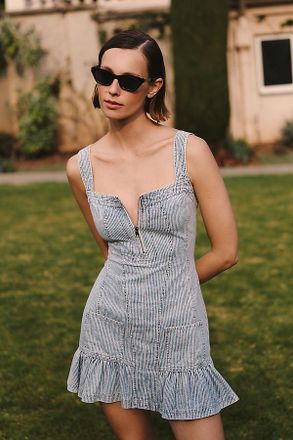 Pilcro 100% Cotton Denim Mini Dress