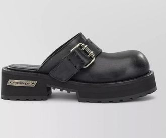 Balenciaga leather mules