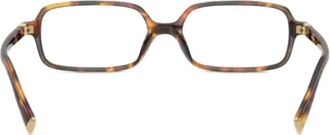 Miu Miu Eyewear Occhiali rettangolari - Marrone