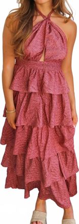BuddyLove Tahlia Maxi Dress In Red