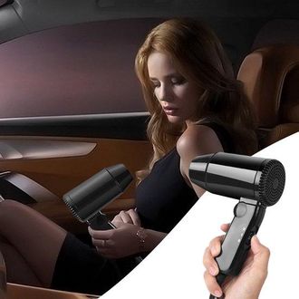 OEM Secador De Pelo Potente De 12 V Para Coche: Un Secador De Pelo Port&aacute;til Multifuncional, Apto Para Uso En Exteriores Y En El Coche