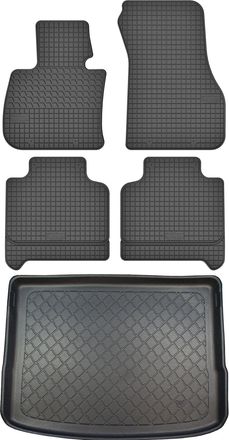 OEM Juego De Alfombrillas De Goma Para Coche Y Maletero Para Bmw Serie 2 F45 Active Tourer (desde Septiembre De 2014)