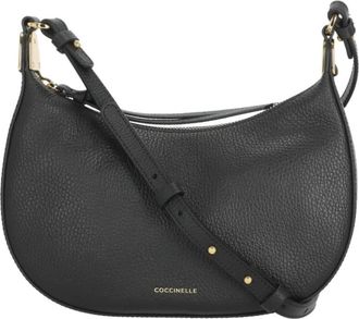 Coccinelle Fujiko Schoudertas - Dames - Schoudertassen - Zwart - ONE Size - Leer - Tassen