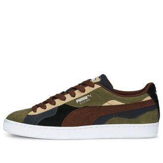 Puma Suede Camowave - Olive Chestnut Brown 389277-01