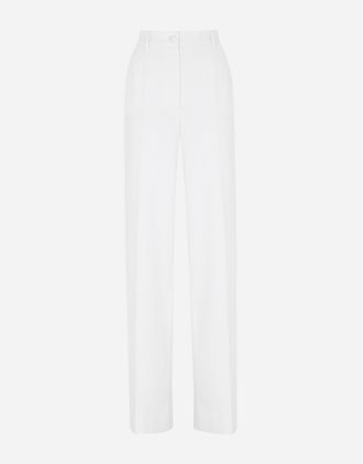 Dolce & Gabbana Wool Pants - Woman Pants And Shorts White Wool 36