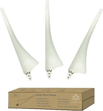 OEM Pale Per Turbine Eoliche, Materiale Resistente, Design Aerodinamico, 3 Delta White