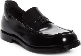 Balenciaga B Logo Comfy Loafer in 1001 Black at Nordstrom, Size 42