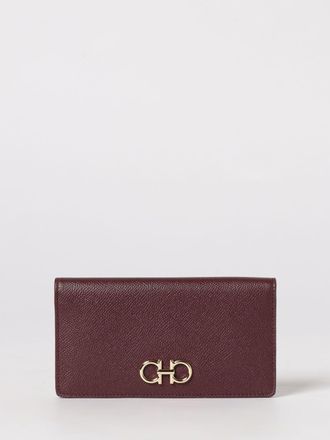 Ferragamo Portafoglio Gancini Ferragamo in pelle a grana