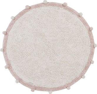 Lorena Canals Bubbly Washable Cotton Area Rug in Natural Rose at Nordstrom