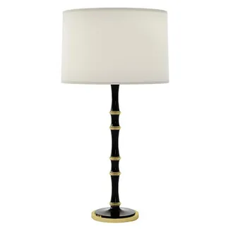 Ballard Designs Iris Table Lamp - Black/Brass - Ballard Designs