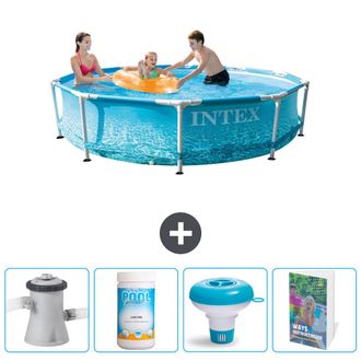 Intex Piscina Con Estructura Redonda - 305x76 Cm - 5-piezas Scb104